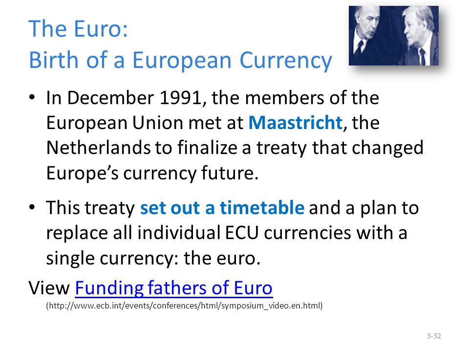 An examination of the concept of a single european currency euro